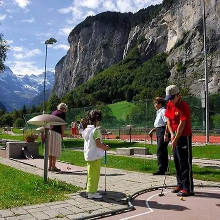 Beautiful Staubbach In A Charming لوتربرونن