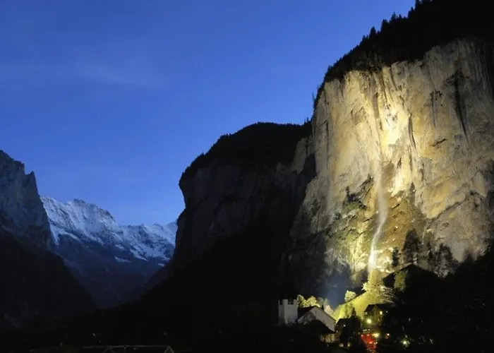 Beautiful Staubbach In A Charming *