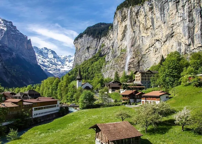 Beautiful Staubbach In A Charming