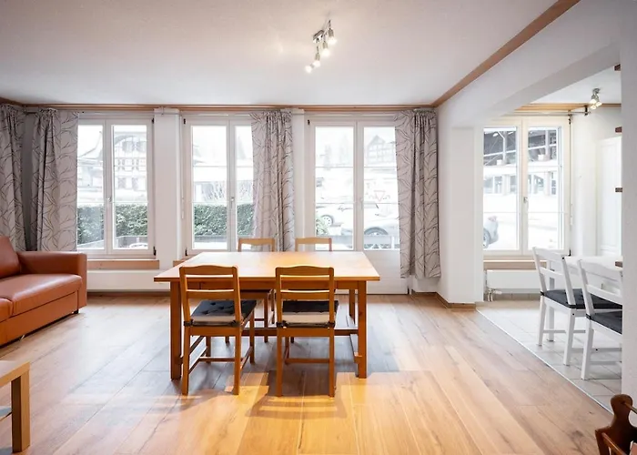 Beautiful Staubbach In A Charming Lauterbrunnen