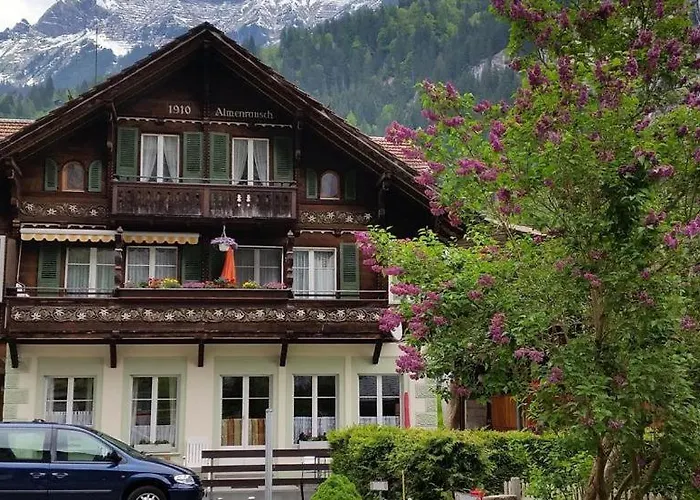 Beautiful Staubbach In A Charming Lauterbrunnen