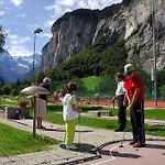 Beautiful Staubbach In A Charming Lauterbrunnen