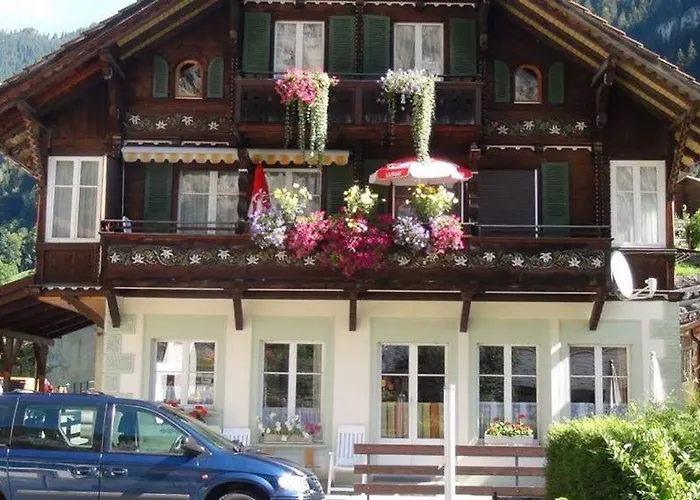 Beautiful Staubbach In A Charming Lauterbrunnen